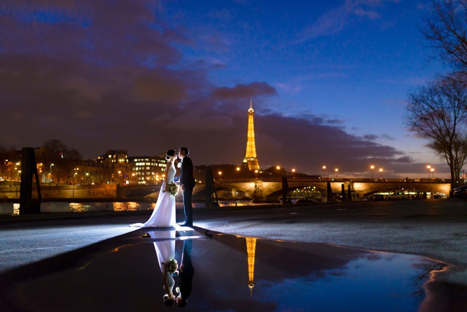 ゴールデンアワーを含めてパリウェディング撮影スケジュールを組む