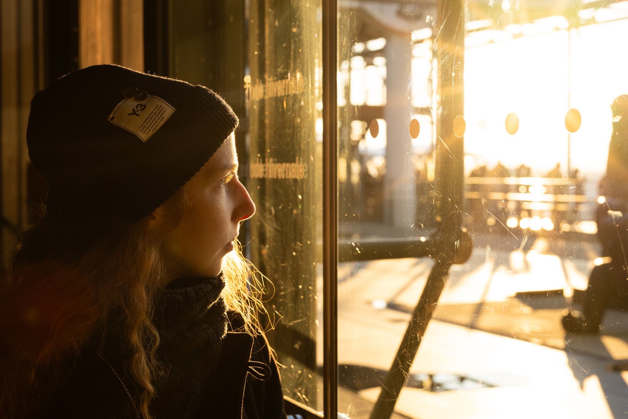 Portrait du Centre Georges Pompidou à l'heure d'or