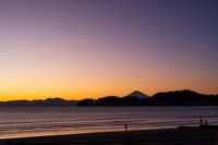 APO-LANTHAR 50mm F2で撮る富士山と湘南の海