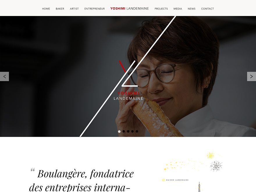 コーポレートサイト制作・構築 – YOSHIMI LANDEMAINE