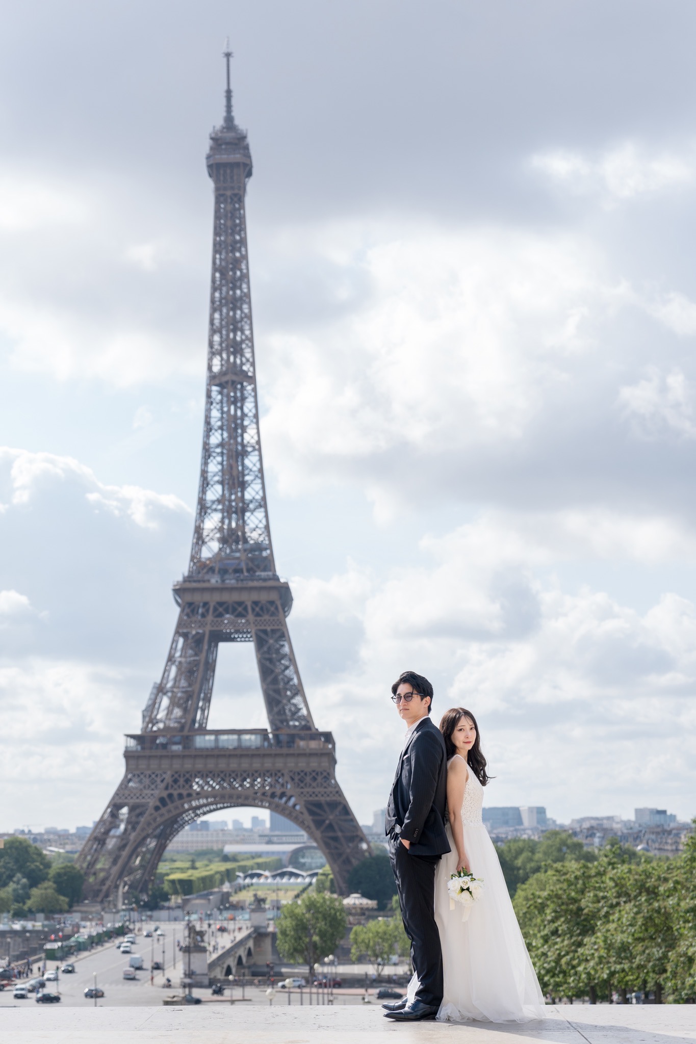 ウェディングフォト1時間半プラン（580ユーロ）でも納品枚数261枚